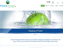 Tablet Screenshot of foodfreshly.com